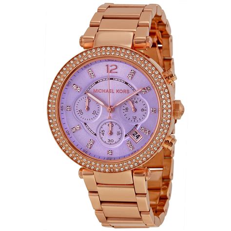 michael kors violet watch|michael kors watches white.